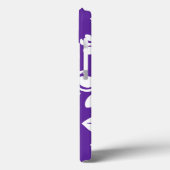 COQUES Case-Mate iPhone ÎLE PLUMERIA (PURPLE) (Verso / Gauche)