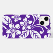 COQUES Case-Mate iPhone ÎLE PLUMERIA (PURPLE) (Verso (horizontal))