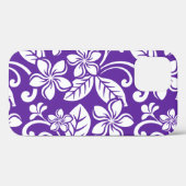 COQUES Case-Mate iPhone ÎLE PLUMERIA (PURPLE) (Verso (horizontal))