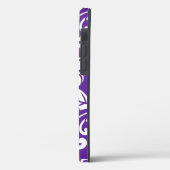 COQUES Case-Mate iPhone ÎLE PLUMERIA (PURPLE) (Verso / Gauche)