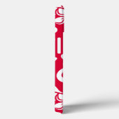 COQUES Case-Mate iPhone ÎLE PLUMERIA (ROUGE DE STRAWBERRY) (Verso / Droite)