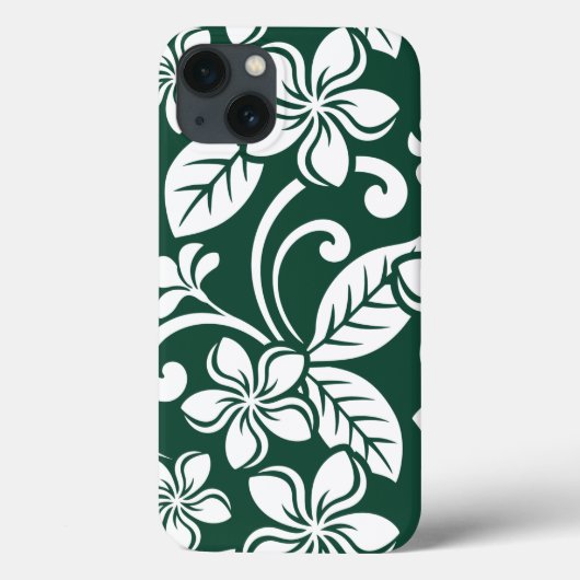 COQUES Case-Mate iPhone ÎLE PLUMERIA (VERT FORESTIER) (Verso)