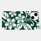 COQUES Case-Mate iPhone ÎLE PLUMERIA (VERT FORESTIER) (Verso (horizontal))