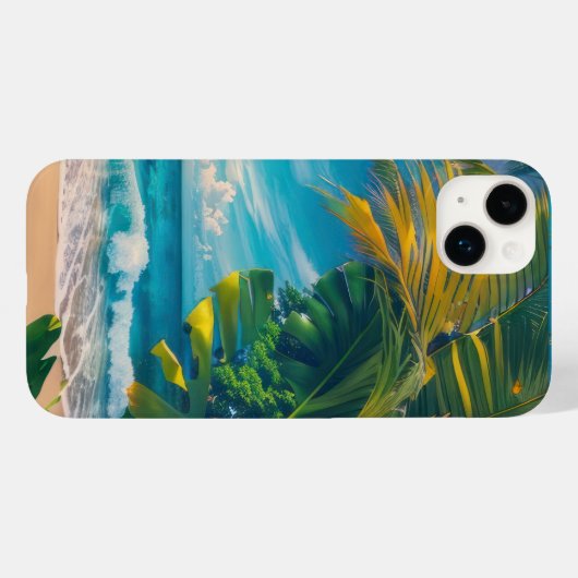 Coques Case-Mate iPhone Île privée (Verso (horizontal))