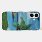 Coques Case-Mate iPhone Île Sérénité | Scène de plage tropicale Achempong  (Verso (horizontal))