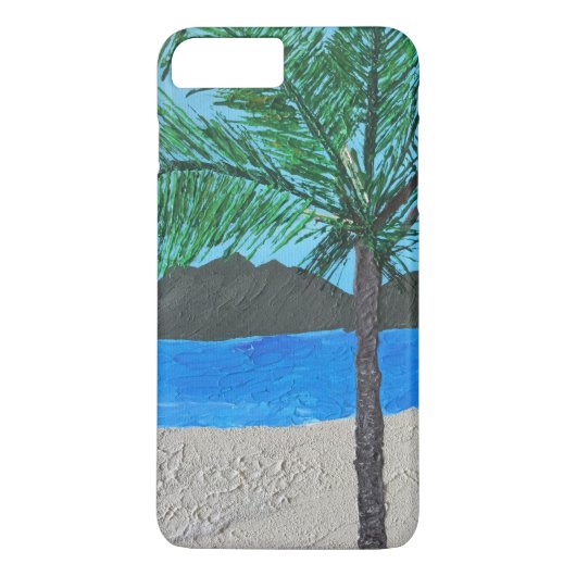 Coques Case-Mate iPhone Île tropicale à peine là IPhone plus le cas (Dos)