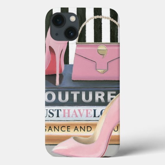 Coques Case-Mate iPhone Île Wild | Couture Stripes - Shoes & Bag (Verso)