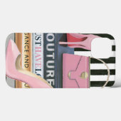 Coques Case-Mate iPhone Île Wild | Couture Stripes - Shoes & Bag (Verso (horizontal))