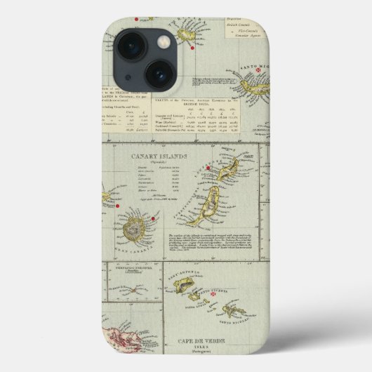 Coques Case-Mate iPhone Îles, l'Océan Atlantique (Verso)