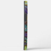 Coques Case-Mate iPhone Illuminé Abstrait brillant Turquoise violet Fracta (Verso / Droite)
