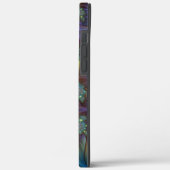 Coques Case-Mate iPhone Illuminé Abstrait brillant Turquoise violet Fracta (Verso / Gauche)