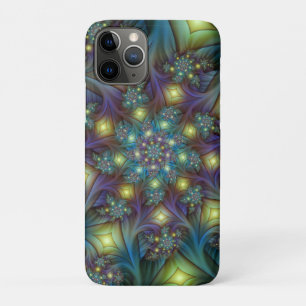 Case-Mate iPhone Case Illuminé Abstrait brillant Turquoise violet Fracta