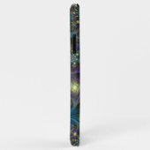 Coques Case-Mate iPhone Illuminé Abstrait brillant Turquoise violet Fracta (Dos/Droite)