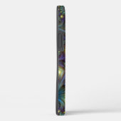 Coques Case-Mate iPhone Illuminé Abstrait brillant Turquoise violet Fracta (Verso / Droite)