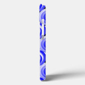 Coques Case-Mate iPhone Illusion de la spirale bleue par Kenneth Yoncich (Verso / Gauche)