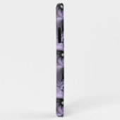 Coques Case-Mate iPhone Illusion de lilas Art floral abstrait fractal Fant (Dos/Droite)