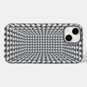 Coques Case-Mate iPhone Illusion de tissage de boîte en acier inoxydable (Verso (horizontal))