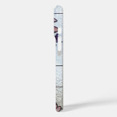 Coques Case-Mate iPhone Illusion de verre floral rose (Verso / Gauche)