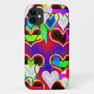 Coque Case-Mate Pour iPhone Illusion des coeurs par Kenneth Yoncich