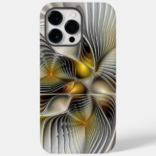 Coque Pour Pour iPhone 14 Pro Max Illusion d'optique abstrait 3D fractal avec profon