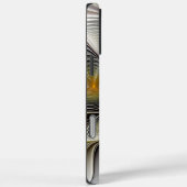 Coques Case-Mate iPhone Illusion d'optique abstrait 3D fractal avec profon (Verso / Droite)