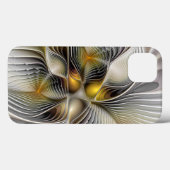 Coques Case-Mate iPhone Illusion d'optique abstraite fractale 3D avec prof (Verso (horizontal))