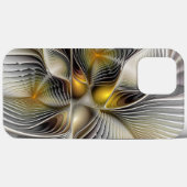 Coques Case-Mate iPhone Illusion d'optique abstraite fractale 3D avec prof (Verso (horizontal))