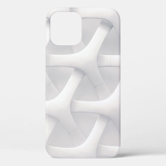 Coques Case-Mate iPhone Illusion d'optique blanche et grise (Verso)