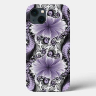 Case-Mate iPhone Case Illusion Lilac Abstrait Floral Fractal Art Imagina