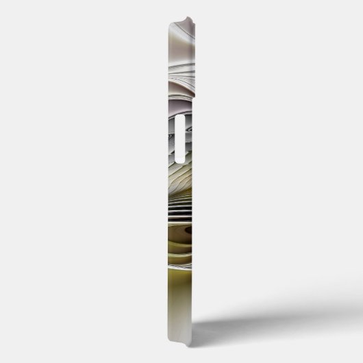 Coques Case-Mate iPhone Illusion Optique Abstrait 3D Fractal Avec Profonde (Verso / Droite)