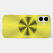Coques Case-Mate iPhone Illusion optique Coque-Coque Jaune (Verso (horizontal))