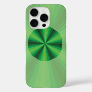iPhone 16 Pro Case Illusion optique Coque-Coque vert-Mate