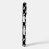 Coques Case-Mate iPhone Illusion optique noire 3D (Verso / Droite)