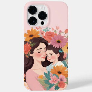Coque Pour Pour iPhone 14 Pro Max Illustrateur de la Fête des mères