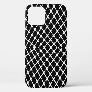 Case-Mate iPhone Case Illustration à damiers en noir et blanc
