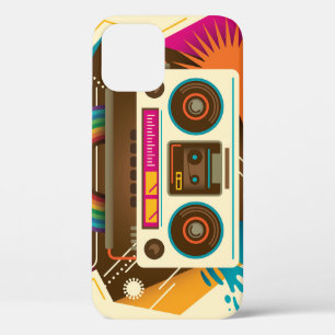 Case-Mate iPhone Case Illustration Abstraite de la radio Vintage colorée