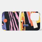 Coques Case-Mate iPhone Illustration Abstraite de l'espace psychédélique, (Verso (horizontal))