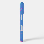 Coques Case-Mate iPhone Illustration Abstraite de Terrazzo Galaxy en bleu (Verso / Droite)