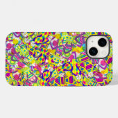 Coques Case-Mate iPhone Illustration aquarelle, Motif de retournement (Verso (horizontal))