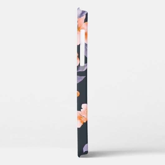 Coques Case-Mate iPhone Illustration arrière - plan sans couture de fleurs (Verso / Gauche)