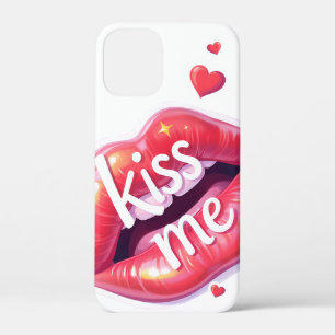 Case-Mate iPhone Case Illustration artistique de lèvres rouges brillante