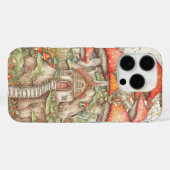Coques Case-Mate iPhone Illustration Artistique de Maison Champignon (Verso (horizontal))