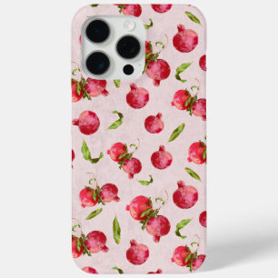 Coque iPhone 15 Pro Max Illustration botanique de grenade dessinée à la ma