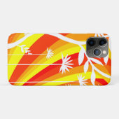 Coques Case-Mate iPhone Illustration botanique orange et blanc (Dos (Horizontal))