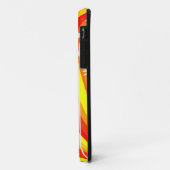 Coques Case-Mate iPhone Illustration botanique orange et blanc (Dos/Gauche)