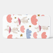 Coques Case-Mate iPhone Illustration circulaire avec de mignons chiens de  (Verso (horizontal))