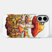 Coques Case-Mate iPhone Illustration créative de forêt de champignons (Verso (horizontal))