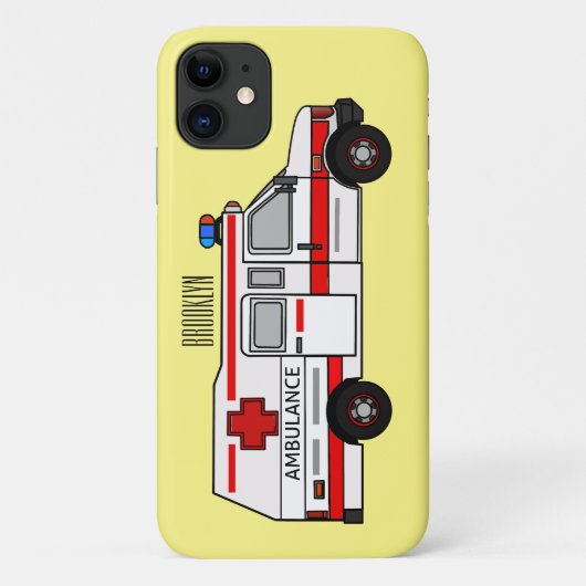 Coques Case-Mate iPhone Illustration d'ambulance (Dos)