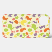 Coques Case-Mate iPhone Illustration d'arrière - plan de Pâques (Verso (horizontal))