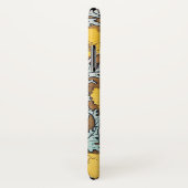 Coques Case-Mate iPhone illustration d'art pavot fleur jaune (Dos/Droite)